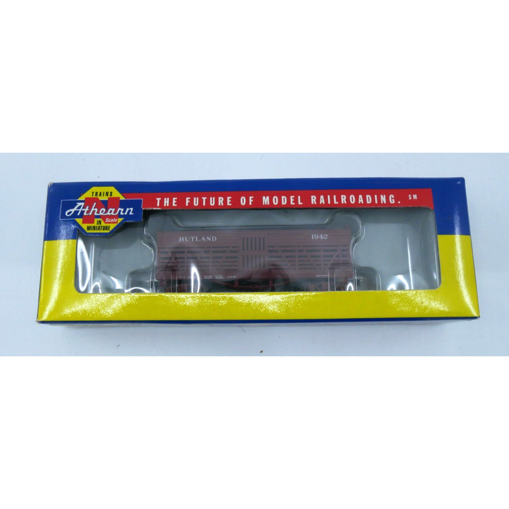 Athearn N Scale 11060 Rutland 36' Stock Train Car #1942